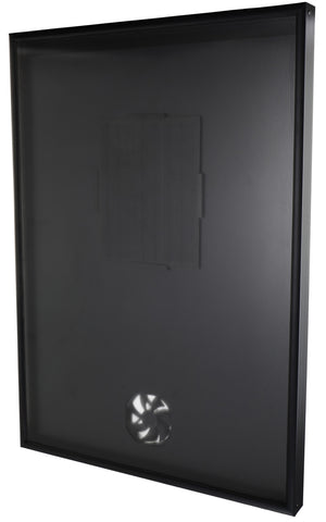 Luchtcollector OS20 Zonne-luchtverwarmer, luchtventilator met LCD-thermostaat: verwarming Airconditioner Conditionering Afzuigventilator Ventilator Thermisch paneel Ontvochtiger Warmtepomp Ventilatie Ontvochtiging water Zolderdakventilatie gevel