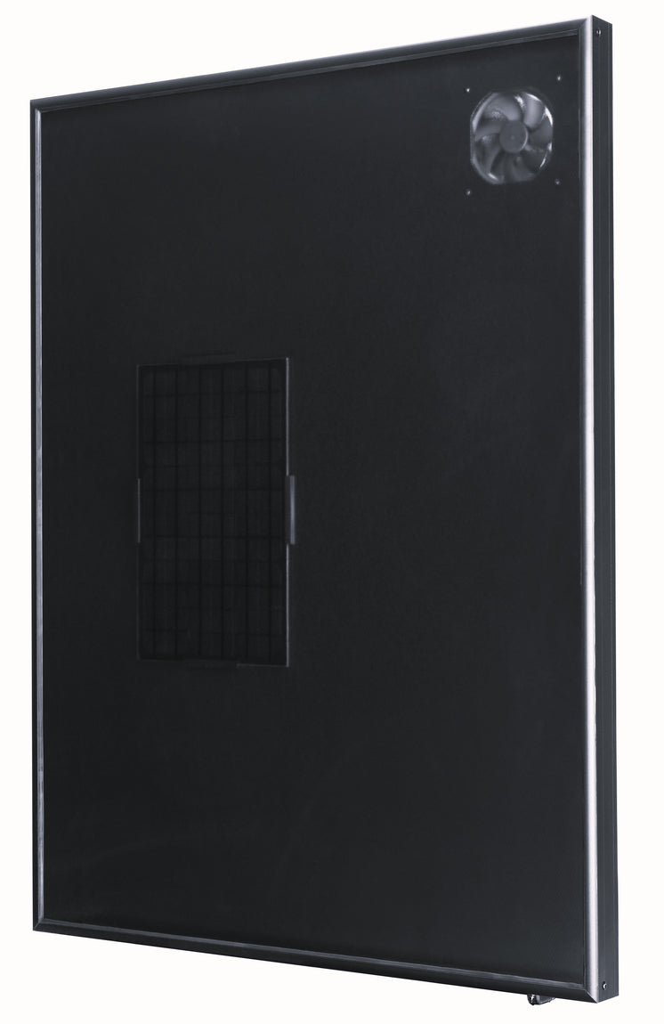 Collecteur d'air OS32 Chauffe-air solaire, ventilateur d'air avec thermostat LCD: Climatiseur Climatisation Ventilateur D'échappement Panneau Thermique Déshumidificateur Pompe À Chaleur Ventilation Déshumidification eau Grenier toit évent pignon