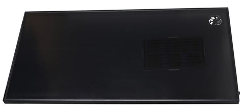 Collecteur d'air OS42 Réchauffeur d'air solaire, ventilateur avec thermostat LCD:Climatiseur de chauffage Climatisation d'extraction Panneau thermique Déshumidificateur Pompe à chaleur Ventilation Déshumidification de l'eau Pignon d'évent de toitgreni