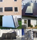 Air collector OS42 Solar air heater, air ventilator with LCD thermostat:heating air Conditioner Conditioning Exhaust Fan Ventilator Thermal Panel Dehumidifier Heat Pump Ventilation Dehumidification water Attic roof vent gable