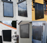 Collecteur D'air OS20 Réchauffeur D'air Solaire Avec Thermostat Mécanique:Chauffage Climatiseur Climatisation Extracteur Ventilateur Panneau Thermique Déshumidificateur Pompe À Chaleur Ventilation Déshumidification Eau Grenier Toit Évent Pignon