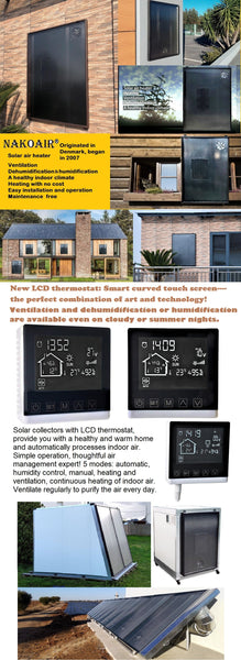 aire Calentador solar ventilador panel bomba calor Acondicionamiento –  Oscar Science u0026 Technology Co., Ltd.