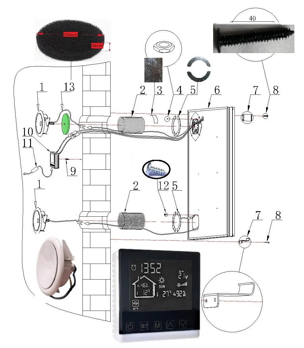 Manual de instalación del colector solar