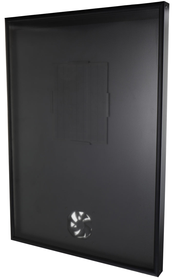 OS20 Solar luftvarmer, luftventilator med LCD termostat: opvarmning klimaanlæg Conditioning Udsugningsventilator Ventilator Termisk Panel Affugter Varmepumpe Ventilation Affugtning vand Loftstag udluftningsgavl