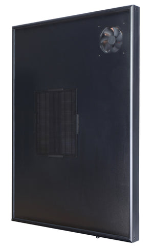 Luft OS22 Solar luftvarmer, luftventilator med LCD termostat: Solar luft Varmelegeme varme klimaanlæg Conditioning Udsugningsventilator Ventilator Termisk Panel Affugter Varmepumpe Ventilation Affugtning vand Loftstag udluftningsgavl