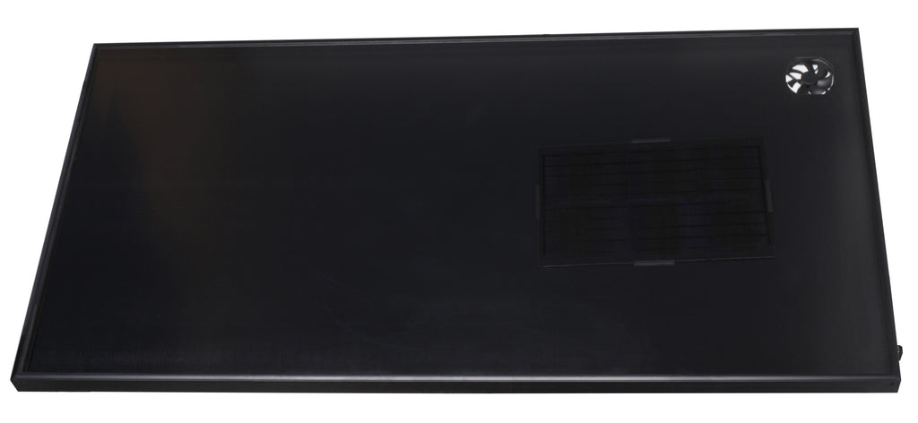 Kolektor vzduchu OS42 Solární ohřívač vzduchu, ventilátor s LCD termostatem: ohřívání vzduchu Klimatizace Odtahový Ventilátor Tepelný panel Odvlhčovač Tepelné čerpadlo Větrání Odvlhčovací voda Střešní větrací štít
