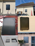 Luftkollektor OS32 Solar-Lufterhitzer,Luftventilator mit LCD Thermostat:Heizung,Klimaanlage,Abluftventilator,Ventilator,Wärmepaneel,Luftentfeuchter,Wärmepumpe,Belüftung,Entfeuchtung,Dachboden,Dachentlüftungsgiebel
