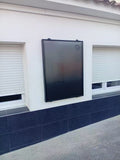 Collettore d'aria OS32 Riscaldatore d'aria solare, ventilatore d'aria con termostato LCD: riscaldamento Condizionatore Aspiratore Pannello termico Deumidificatore Pompa di calore Ventilazione Deumidificazione