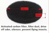 Sventata d'aria automatica e filtro a carbone attivo