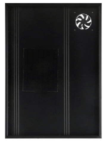 Z Coletor de ar OS22 Aquecedor solar, ventilador com termostato LCD：Ar Aquecedor Solar Aquecimento Ar Condicionado Exaustor Ventilador Painel Térmico Desumidificador Bomba de Calor Desumidificação Água Sótão Ventilação Empena